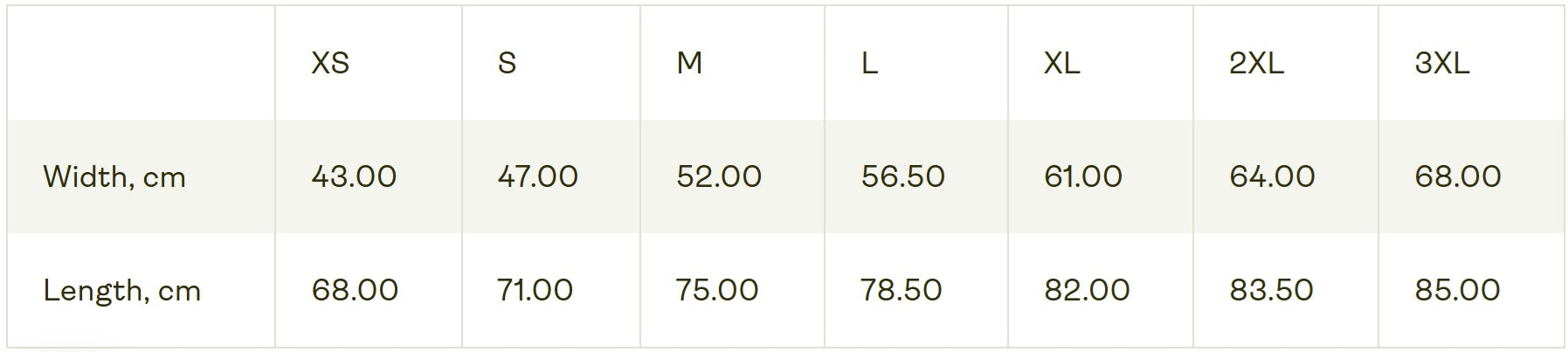Size chart of the Unisex combed organic cotton T-shirt in white, featuring Agust D (Suga of BTS) in a turquoise-to-green gradient design. His clear image sits above, while a mirrored reflection below is overlaid with horizontal scan lines, suggesting a digital echo or filtered version of the original. From ModeK Vetements.