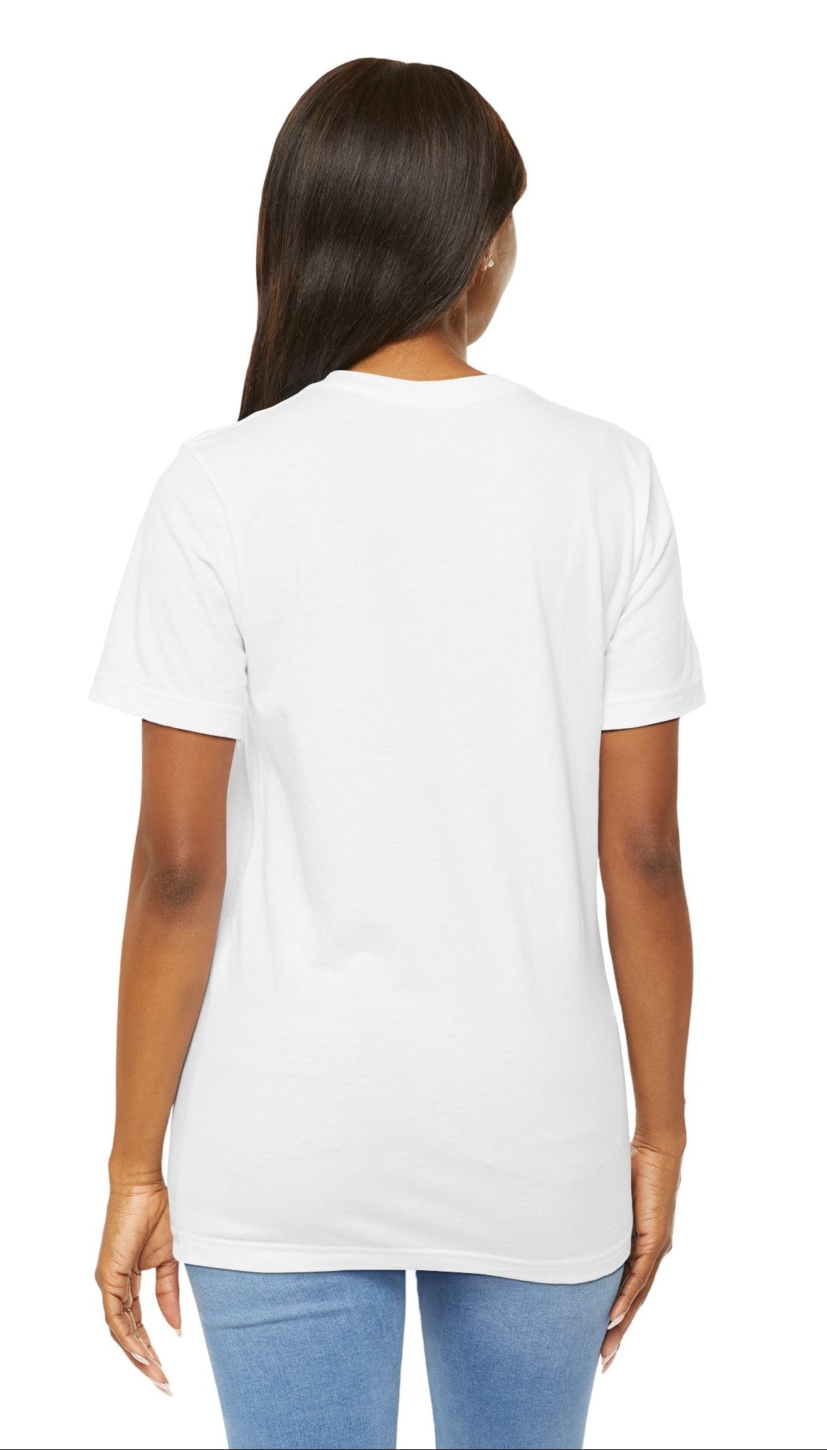 Back of the Hongjoong ATEEZ Unisex T-Shirt, featuring a clean and smooth finish. Comfortable fit for ATINY.