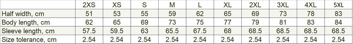 Size chart of the unisex hoodie featuring Jay from ENHYPEN, with a soft gradient from lavender rose to jasmine. Serene, dreamy pose with safety pins, rings, and chains. From ModeKVetements.