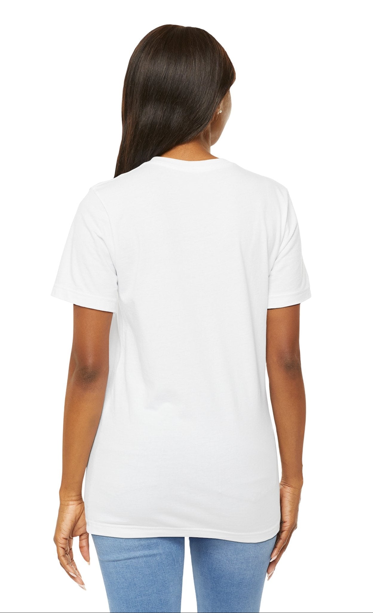 Back of the Mingi ATEEZ Unisex T-Shirt, featuring a clean and smooth finish.  Comfortable fit for ATINY. ModeK Vetements. 